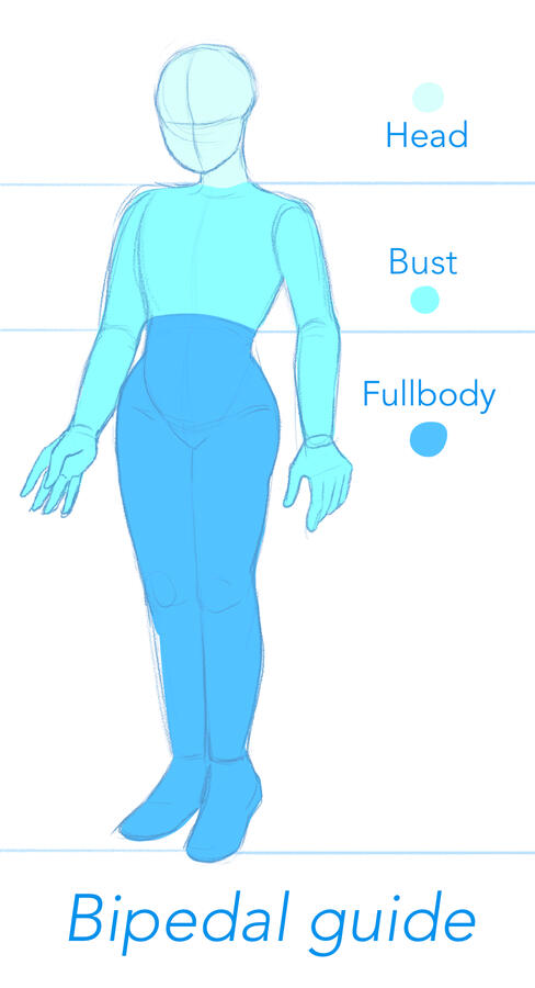 Bipedal guide Bipedal guide