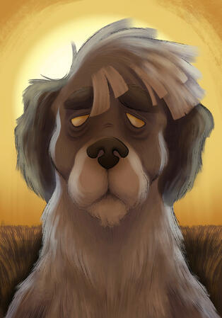 Realistic + bust (simple pose) + simple scene (commission equivalent = $70)